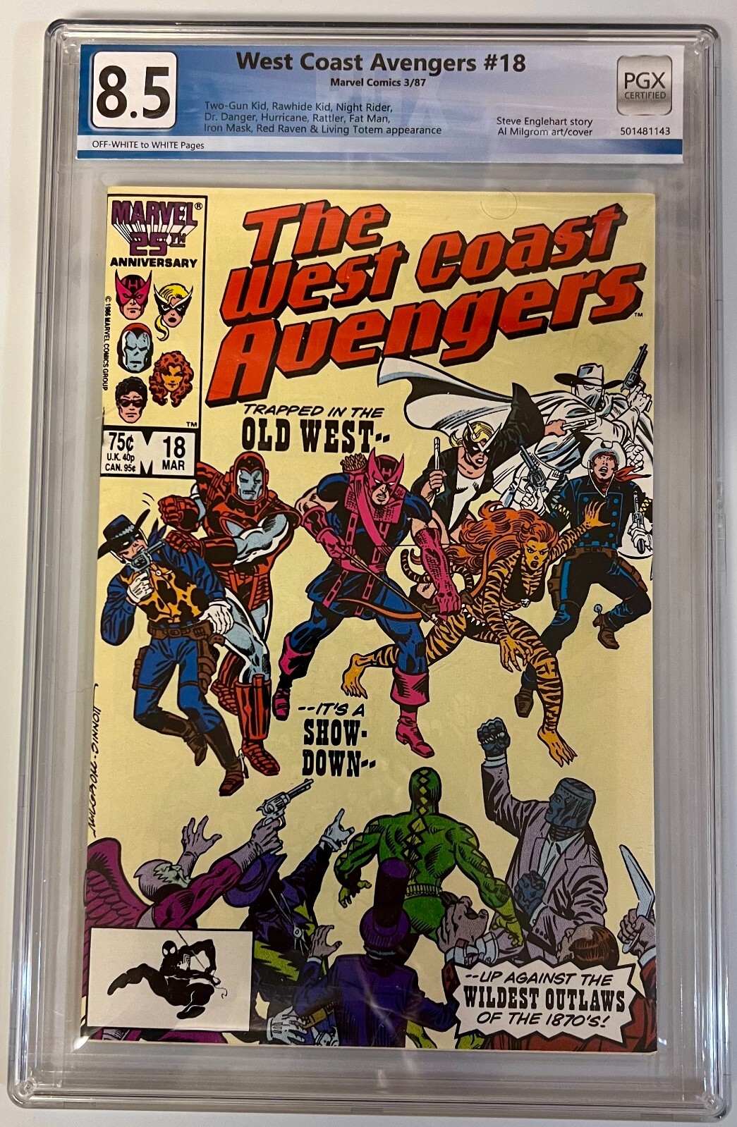 West Coast Avengers #18 PGX  8.5 (1987)🧨🔥⛽️🧨